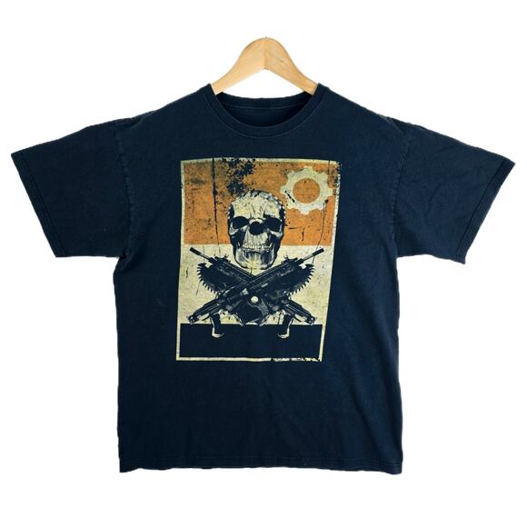 Gears Of War 3 Skull & Lancers Hot Topic Exclusive T-Shirt L OG Slick Dissizit - Picture 1 of 8
